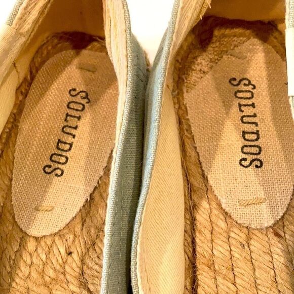 Soludos Blue Wine Orange Embroidered Espadrilles 6.5 - Picture 2 of 10